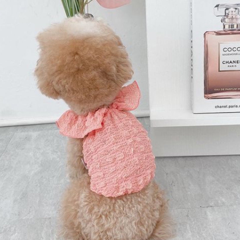 Solid Color Chiffon Puppy Dress