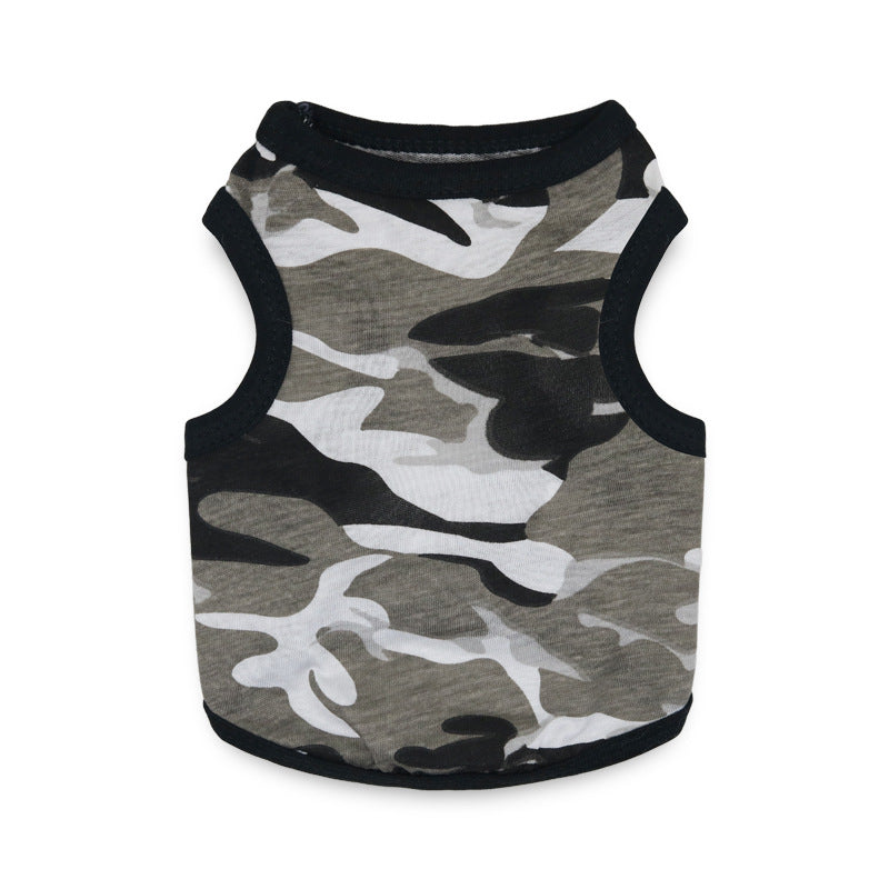 Camouflage Printed Dog Cat Vest