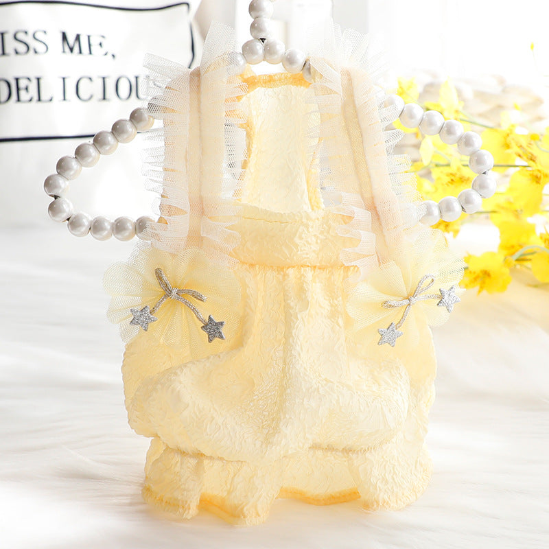 Star Decor Lace Puppy Dress