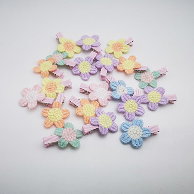 Sweet Flower Dog Cat Hair Clip 6pcs