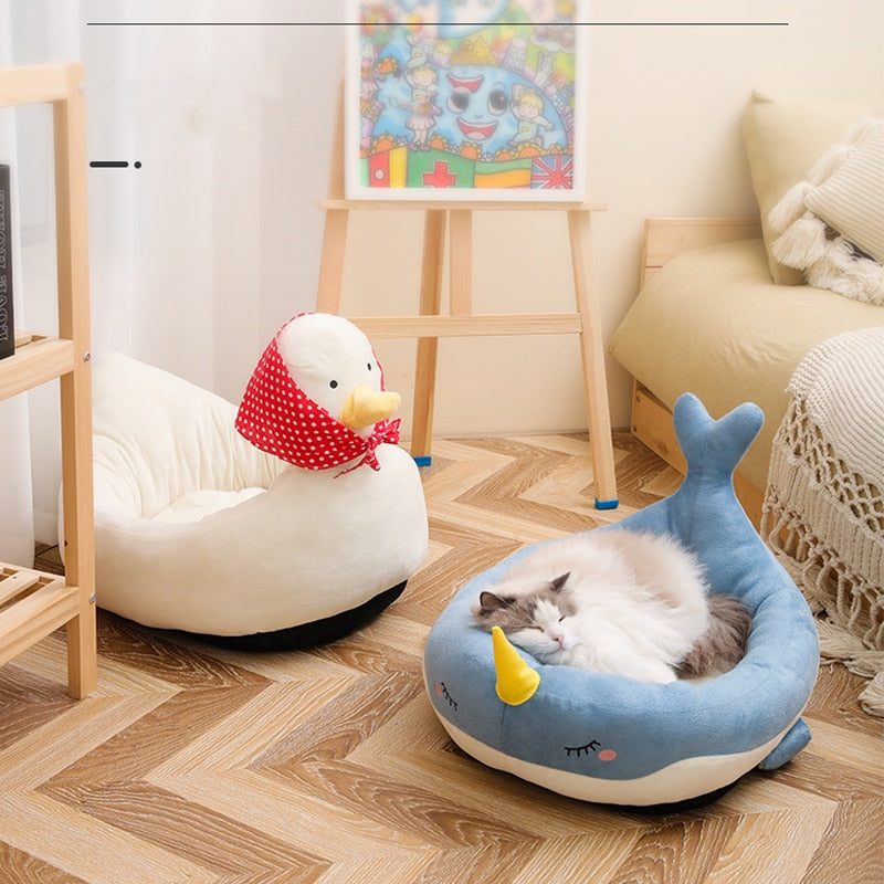 Animal Shaped Cat Dog Bed Mat