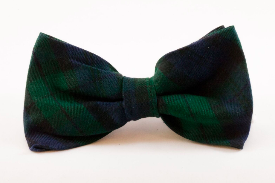 Watch Plaid Dog Bow Tie