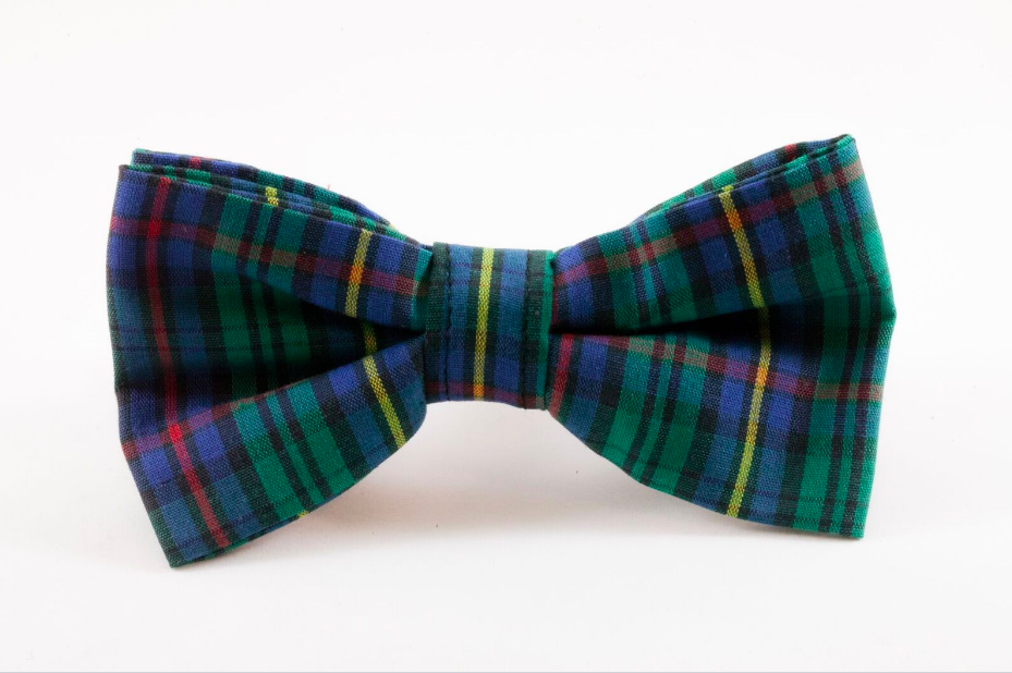 Tartan Plaid School Boy Dog Bow Tie