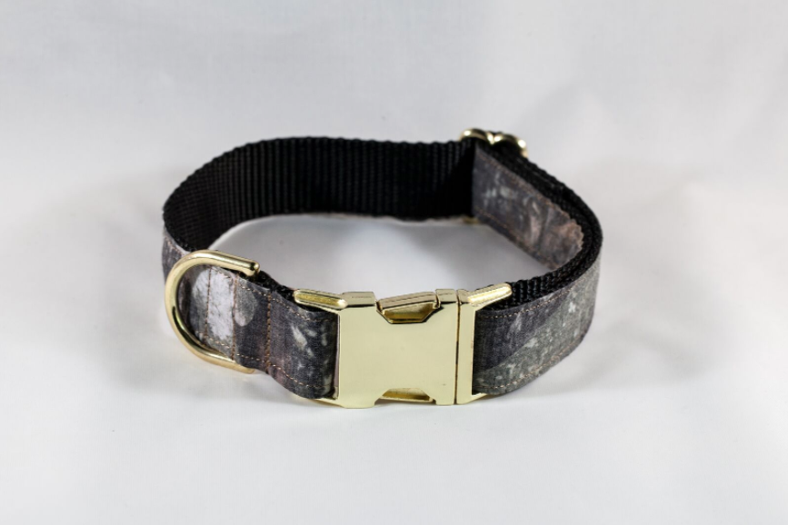 The Sporting Pup Camo Dog Collar–Classic Black