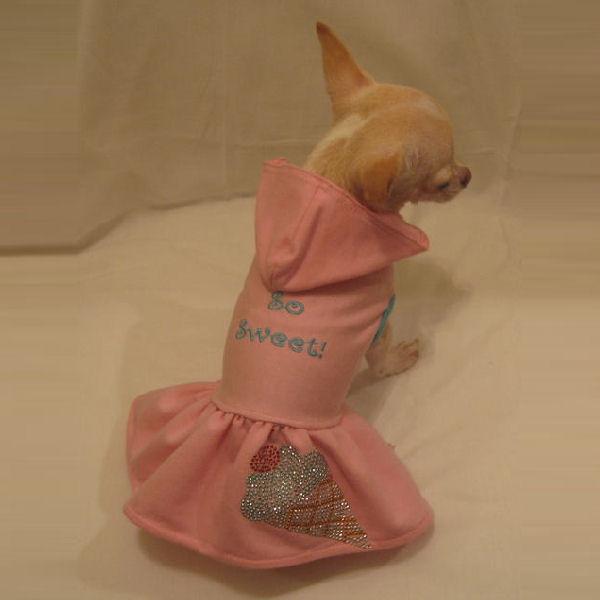 So Sweet Ice Cream Hoodie Dog Dress