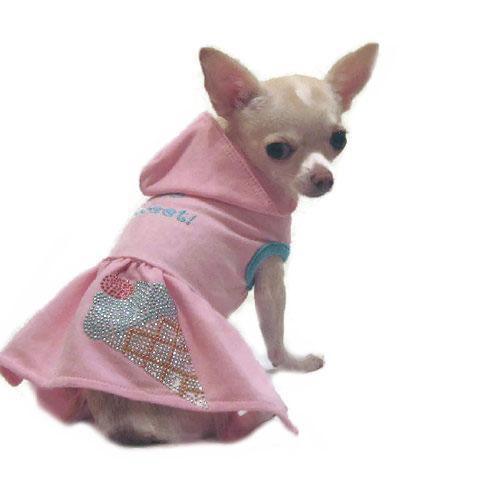 So Sweet Ice Cream Hoodie Dog Dress