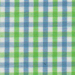 Blue And Green Gingham Seersucker Dog Bow Tie Collar