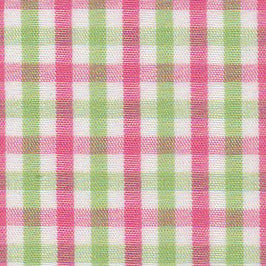 Preppy Pink And Green Gingham Girl Dog Bow Tie Collar