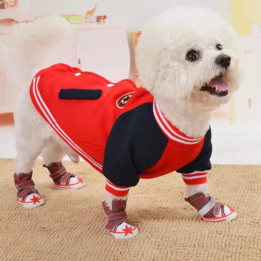 Sports Baseball Warm Dog Coat