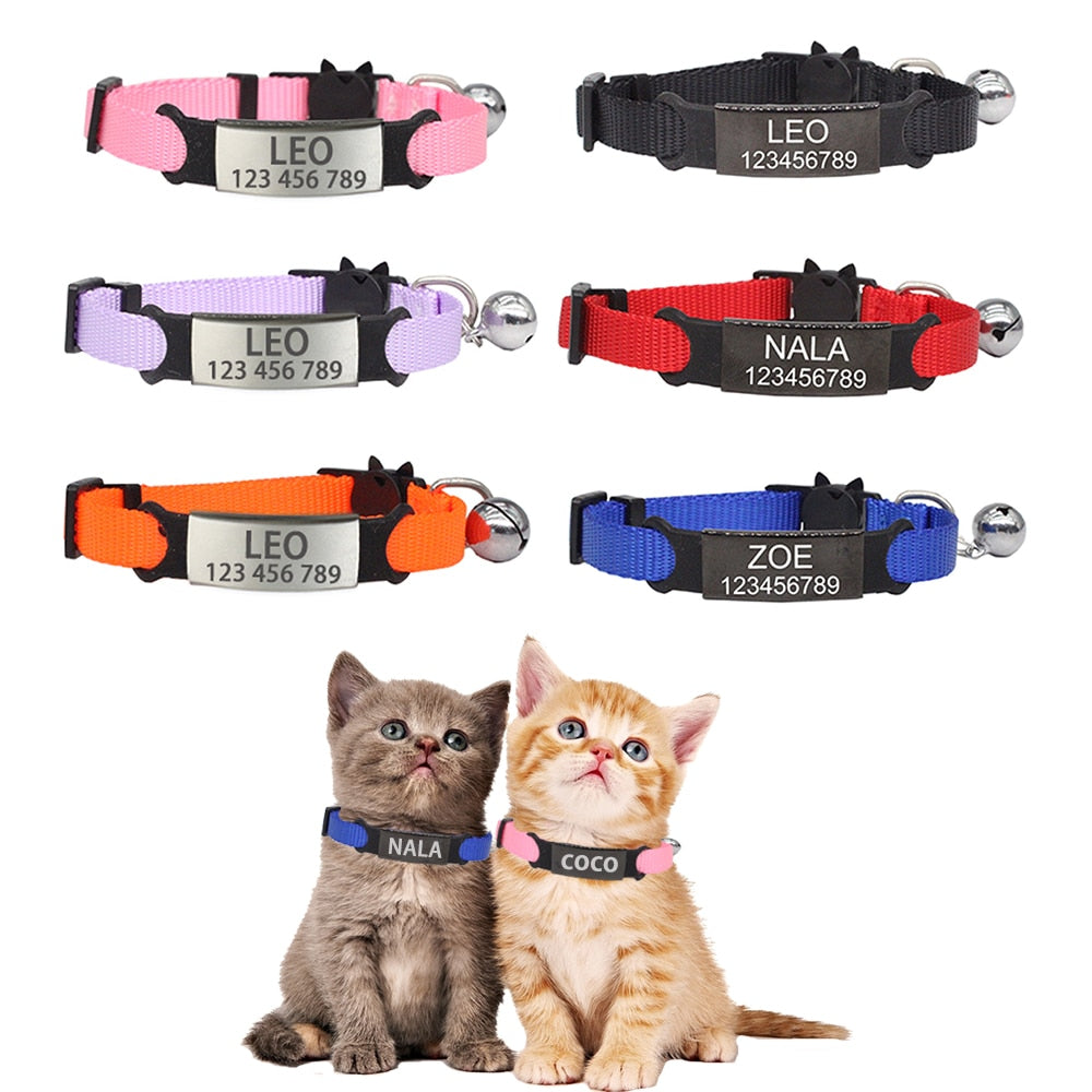 Personalized ID Dog Cat Collar