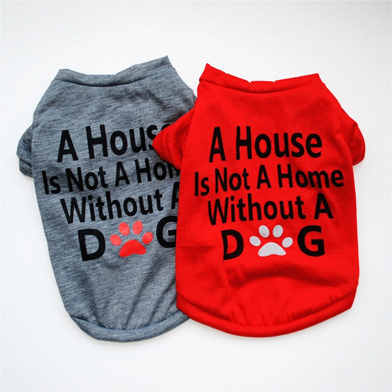 Printed Cute Clothes For Dogs