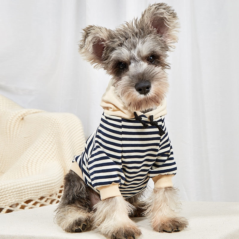 Striped Hoodie For Dogs